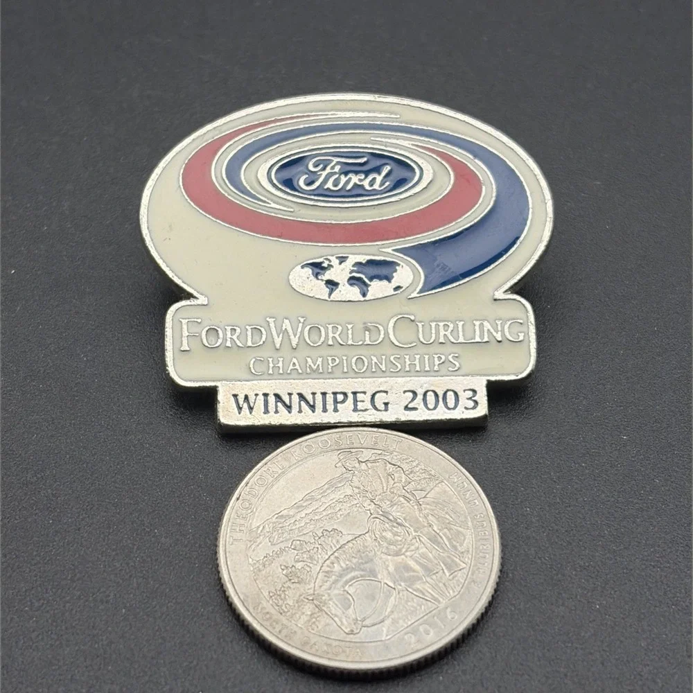Ford World Curling Championships Winnipeg‎ 2003 Lapel Hat Pin